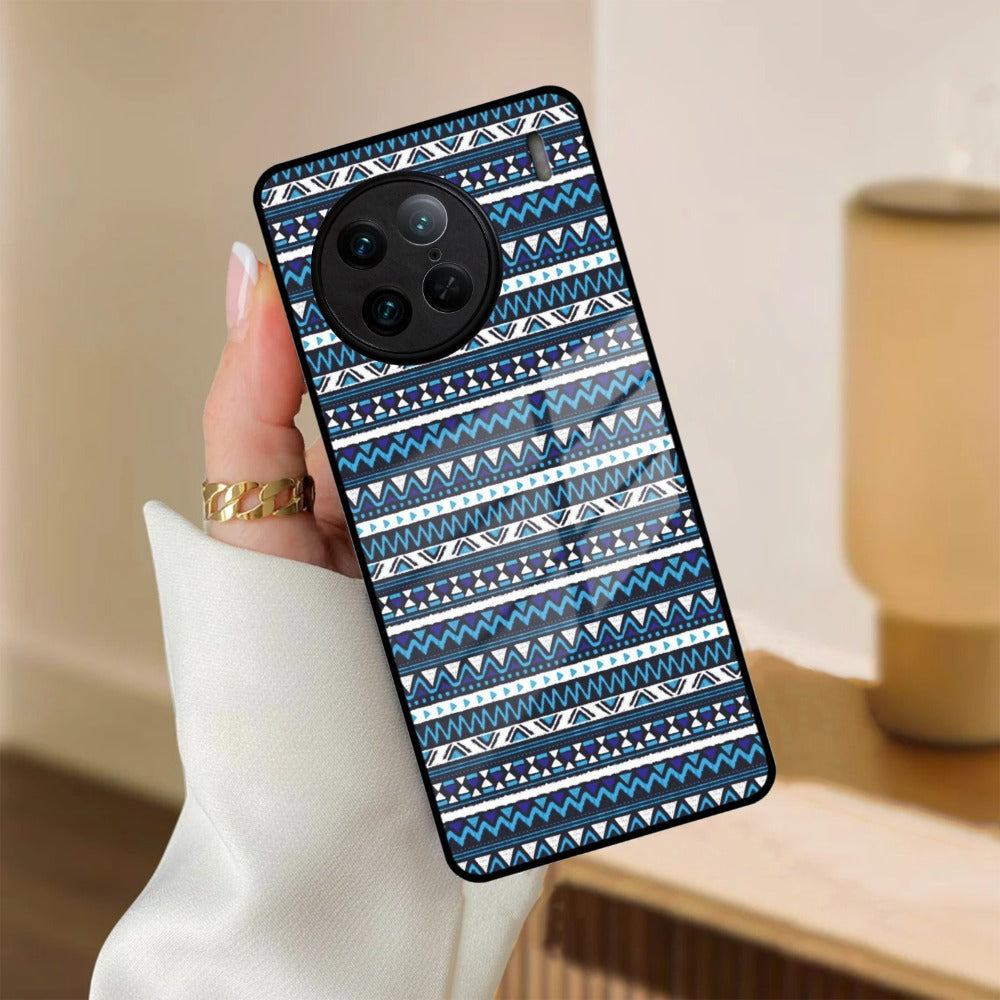 Mandala Glass Case Cover For Vivo