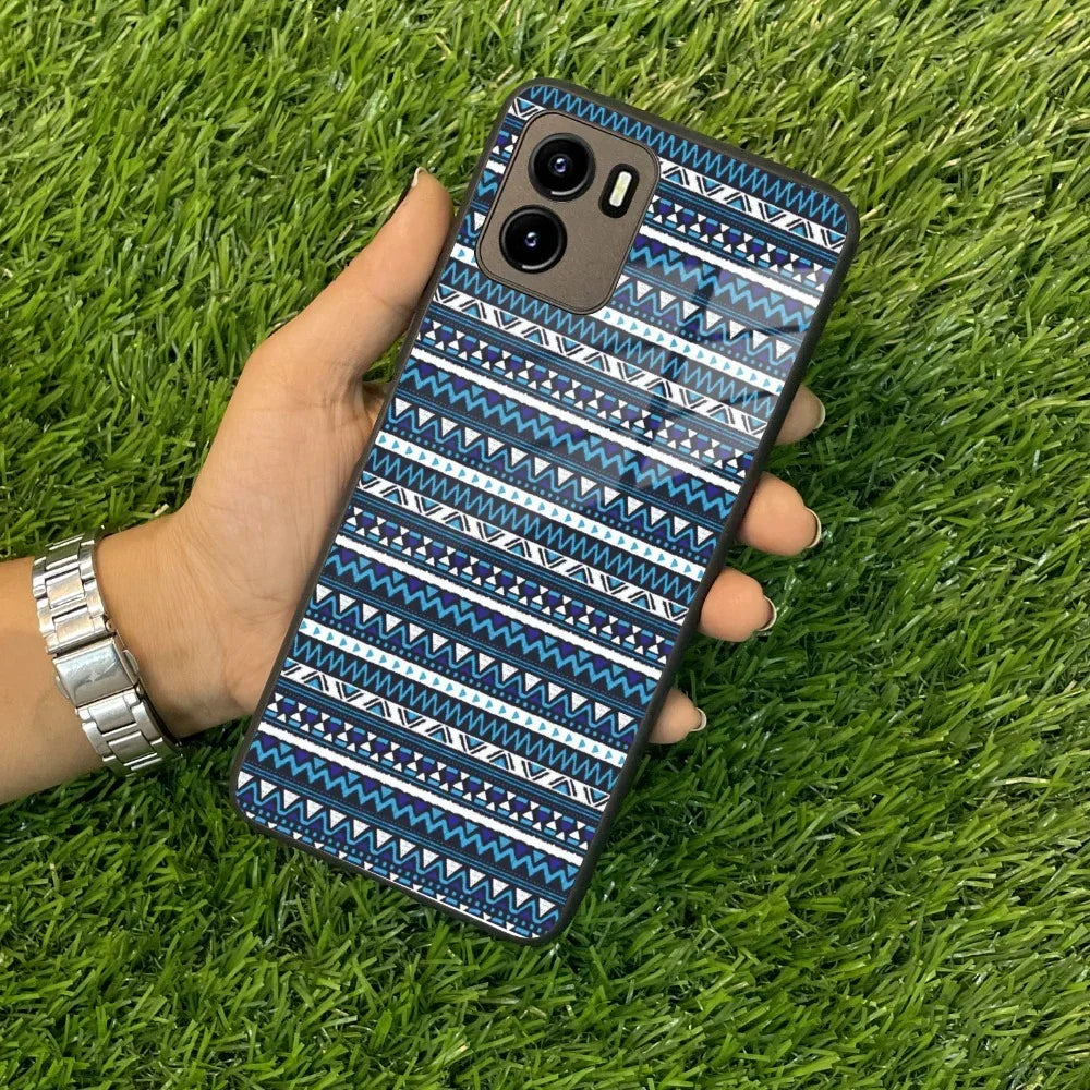 Mandala Glass Case Cover For Vivo - ShopOnCliQ