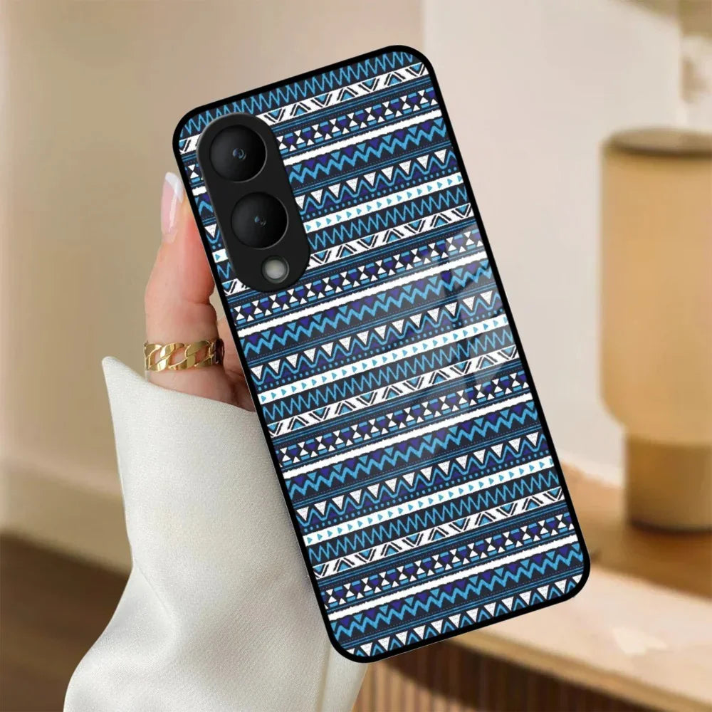 Mandala Glass Case Cover For Vivo - ShopOnCliQ