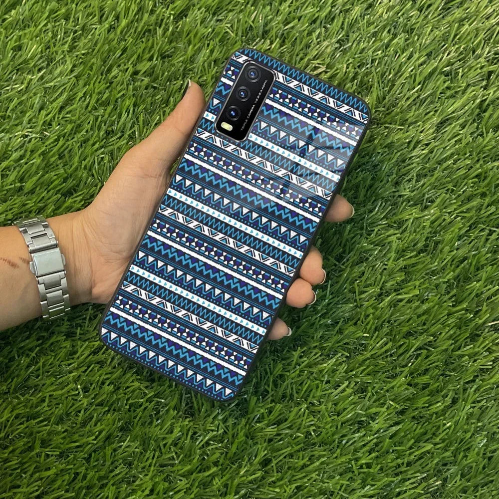 Mandala Glass Case Cover For Vivo - ShopOnCliQ