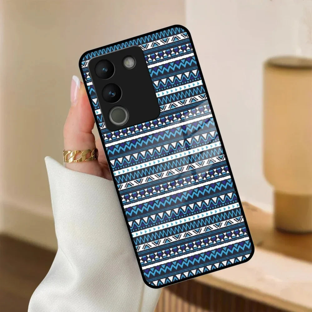 Mandala Glass Case Cover For Vivo - ShopOnCliQ