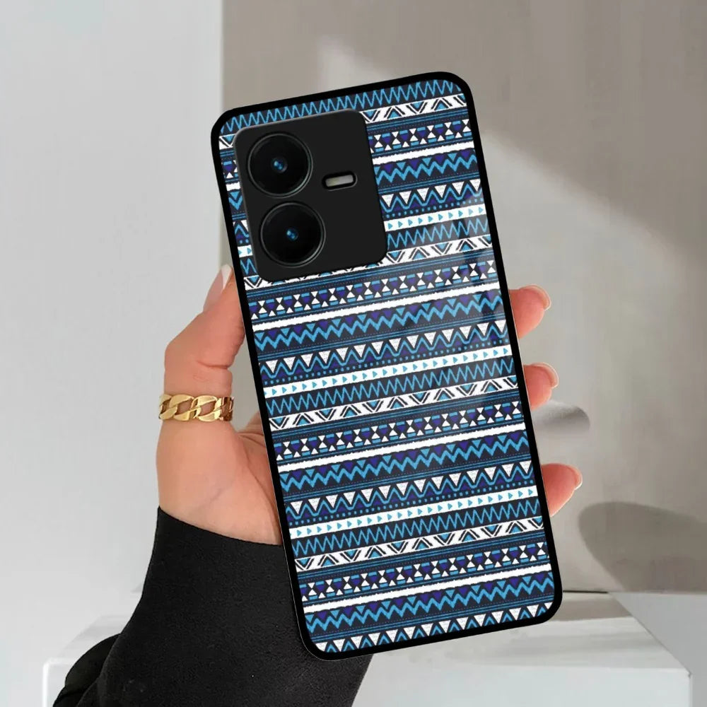 Mandala Glass Case Cover For Vivo - ShopOnCliQ