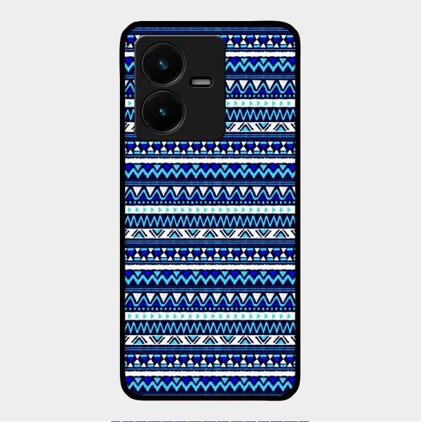 Mandala Glass Case Cover For Vivo Y22
