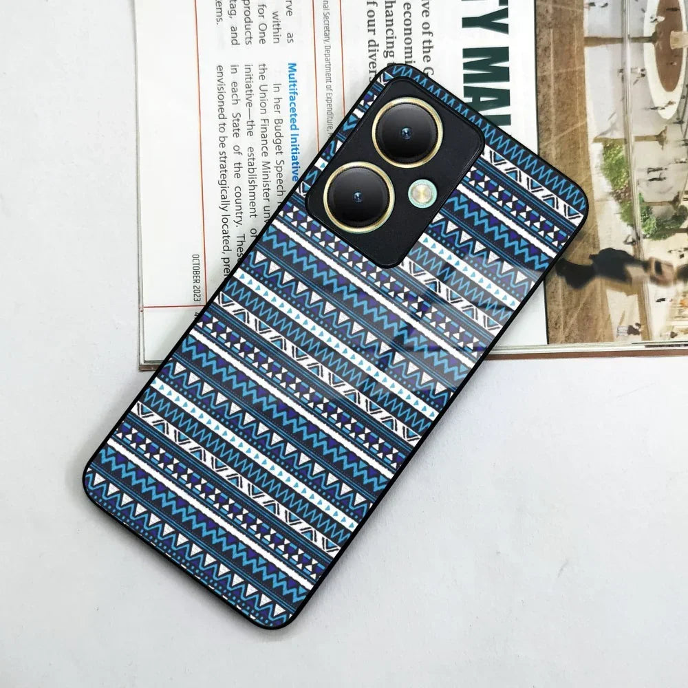 Mandala Glass Case Cover For Vivo - ShopOnCliQ