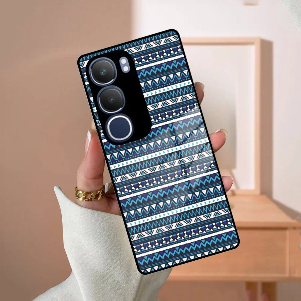 Mandala Glass Case Cover For Vivo - ShopOnCliQ