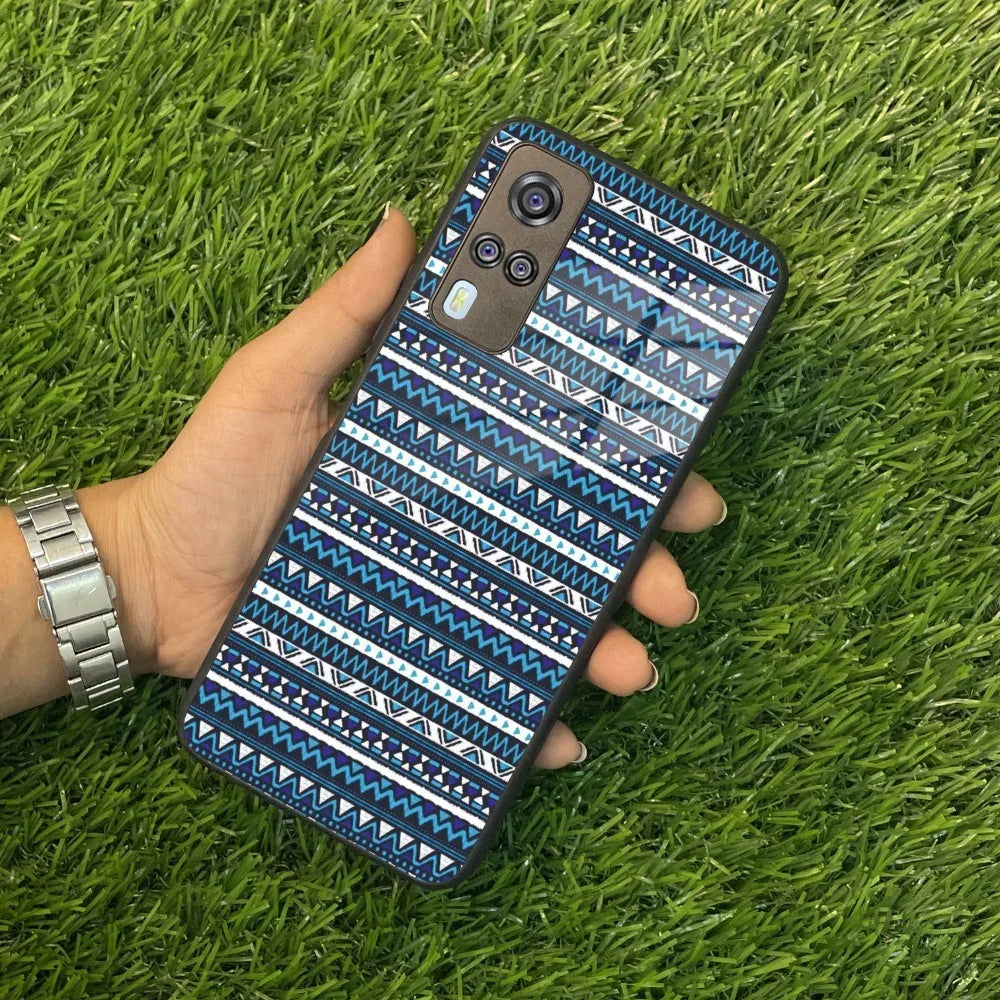 Mandala Glass Case Cover For Vivo - ShopOnCliQ