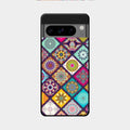 Mandala Glass Case Cover V2 For Google Pixel 8 Pro 5G