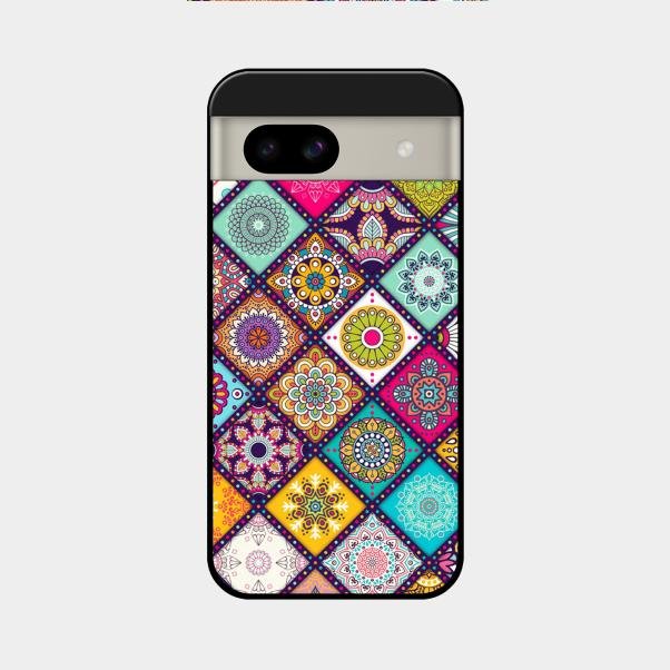Mandala Glass Case Cover V2 For Google Pixel 8A 5G