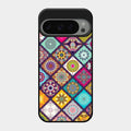 Mandala Glass Case Cover V2 For Google Pixel 9 Pro 5G