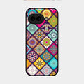 Mandala Glass Case Cover V2 For Google Pixel 9A 5G