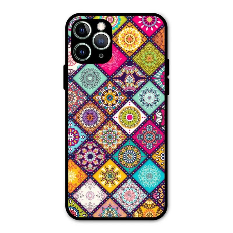 Mandala Glass Case Cover V2 For iPhone 11 Pro Max