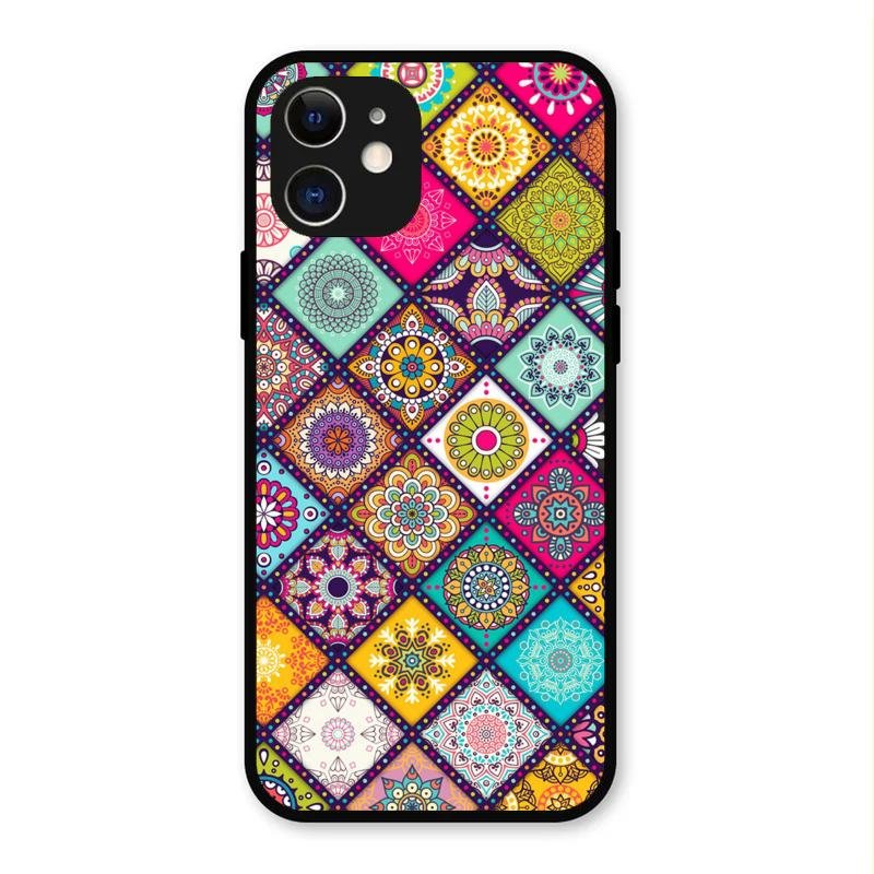 Mandala Glass Case Cover V2 For iPhone 12