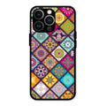 Mandala Glass Case Cover V2 For iPhone 13 Pro