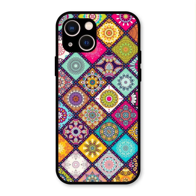 Mandala Glass Case Cover V2 For iPhone 13