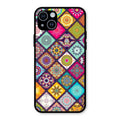 Mandala Glass Case Cover V2 For iPhone 14 Plus