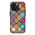 Mandala Glass Case Cover V2 For iPhone 14 Pro Max