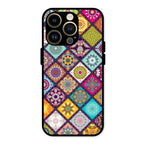 Mandala Glass Case Cover V2 For iPhone 14 Pro Max