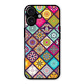 Mandala Glass Case Cover V2 For iPhone 16 Plus