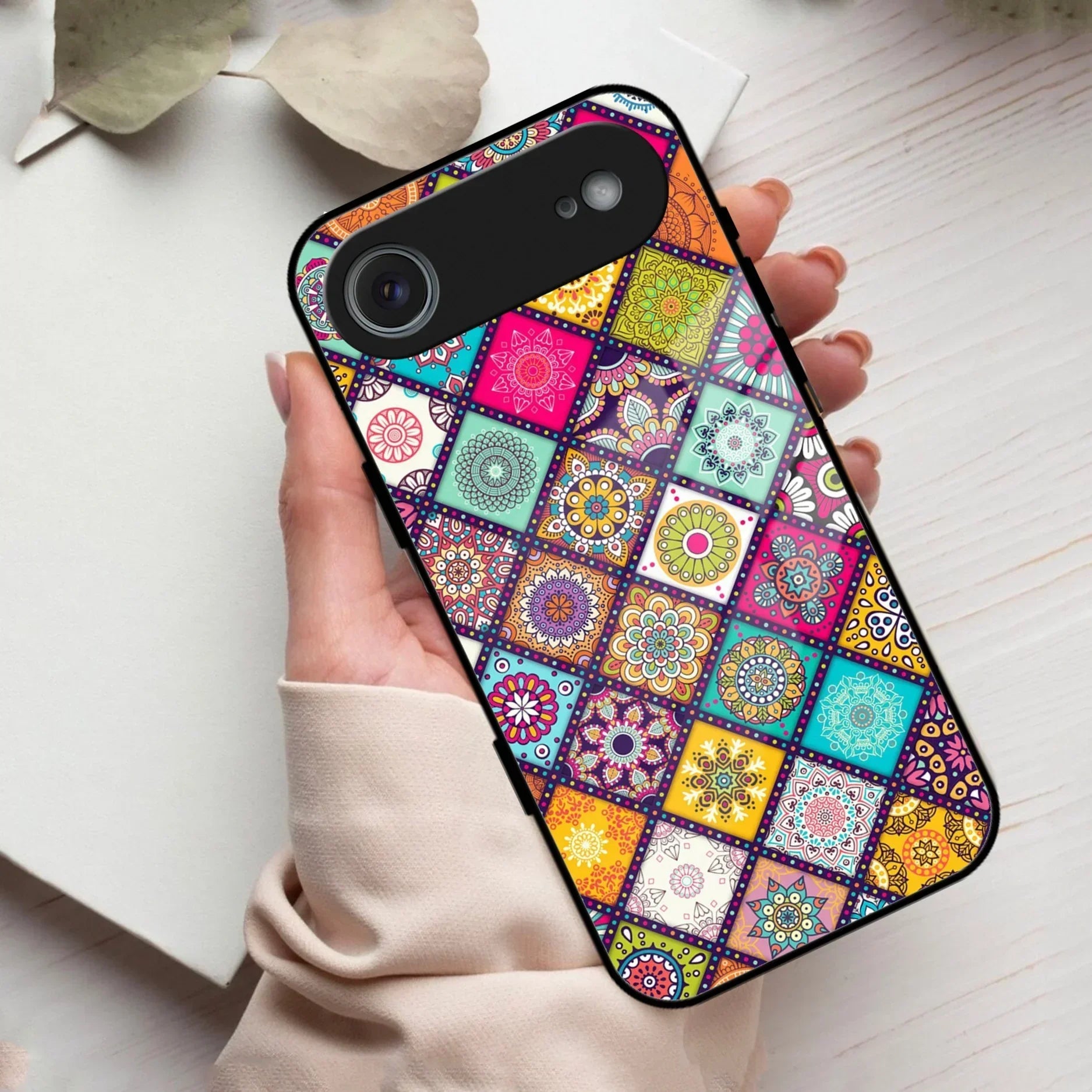 Mandala Glass Case Cover V2 For iPhone - ShopOnCliQ