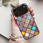 Mandala Glass Case Cover V2 For iPhone 17 Pro Max