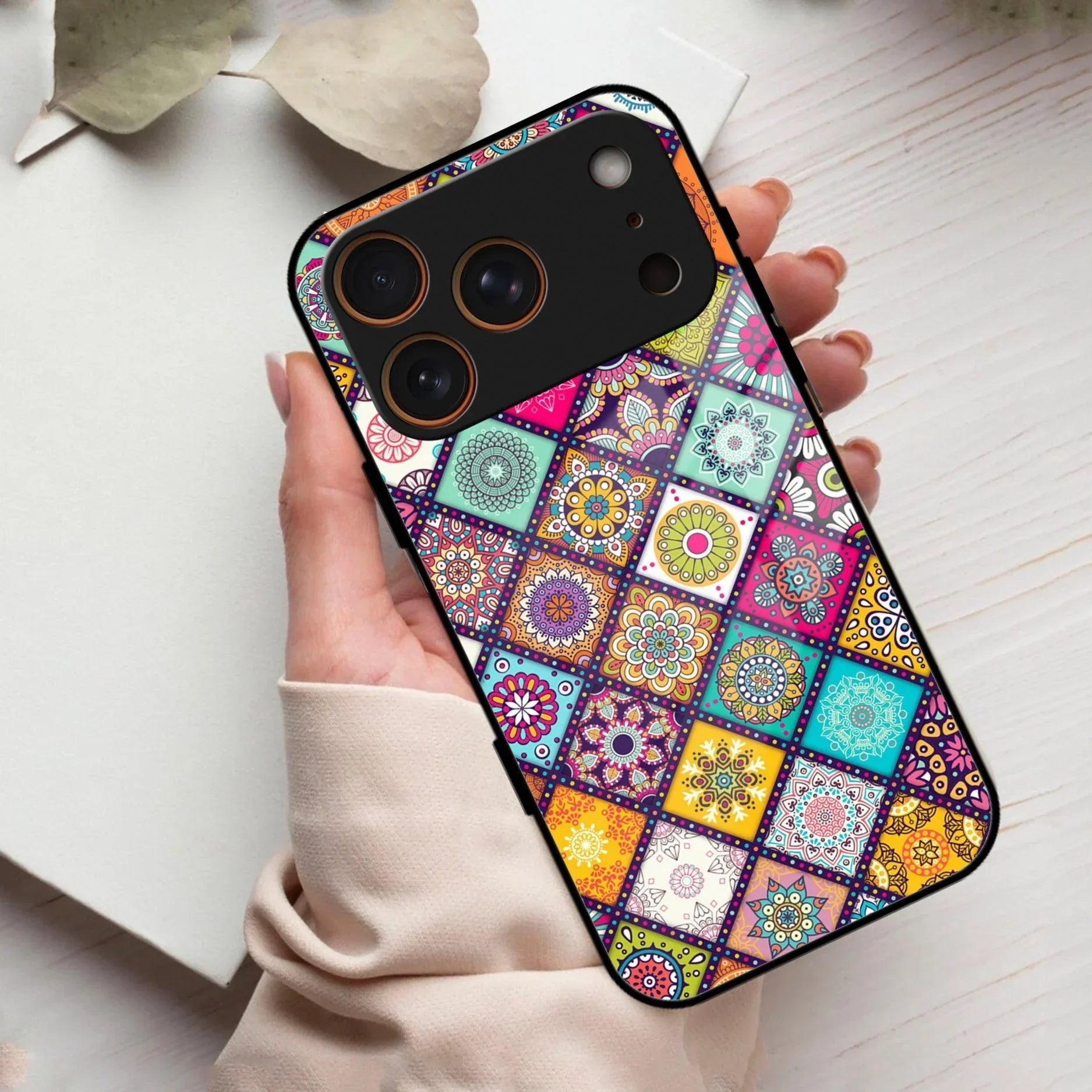 Mandala Glass Case Cover V2 For iPhone - ShopOnCliQ