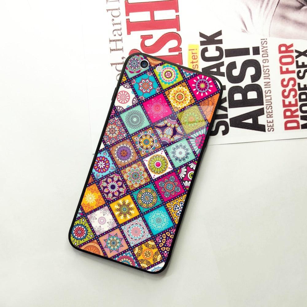 Mandala Glass Case Cover V2 For iPhone - ShopOnCliQ