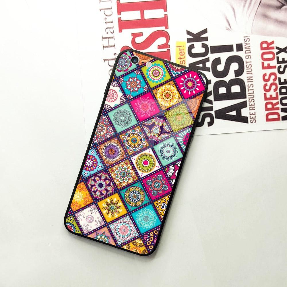 Mandala Glass Case Cover V2 For iPhone - ShopOnCliQ