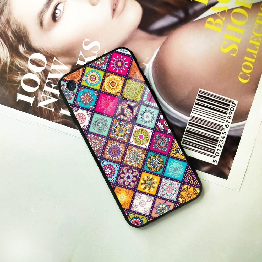 Mandala Glass Case Cover V2 For iPhone - ShopOnCliQ