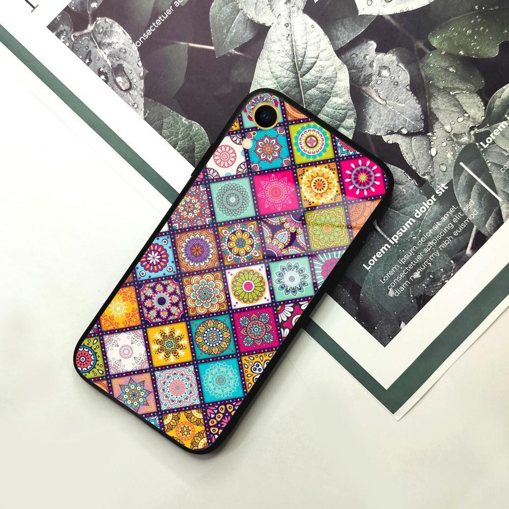 Mandala Glass Case Cover V2 For iPhone - ShopOnCliQ