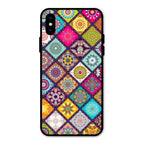 Mandala Glass Case Cover V2 For iPhone XS