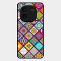 Mandala Glass Case Cover V2 For Iqoo 12 5G