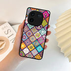 Mandala Glass Case Cover V2 For Vivo - ShopOnCliQ