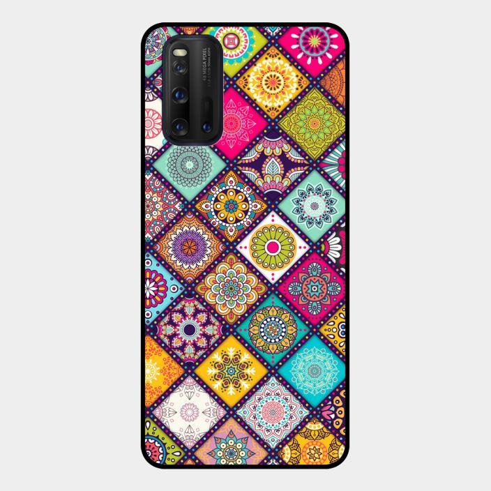Mandala Glass Case Cover V2 For Iqoo 3 5G