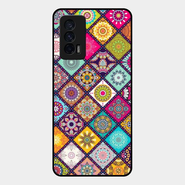 Mandala Glass Case Cover V2 For Iqoo 7 5G