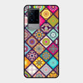 Mandala Glass Case Cover V2 For Iqoo 9 5G