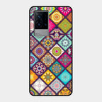 Mandala Glass Case Cover V2 For Iqoo 9 5G