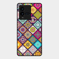 Mandala Glass Case Cover V2 For Iqoo 9T 5G