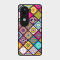 Mandala Glass Case Cover V2 For Iqoo Z9S 5G