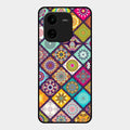 Mandala Glass Case Cover V2 For Iqoo Z9X 5G