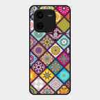 Mandala Glass Case Cover V2 For Iqoo Z9X 5G