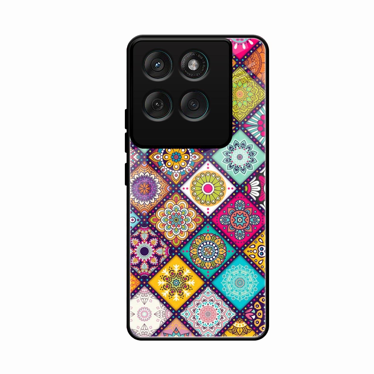 Mandala Glass Case Cover V2 For Motorola Edge 60 Pro 5G