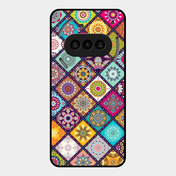 Mandala Glass Case Cover V2 For Nothing Phone 3A 5G