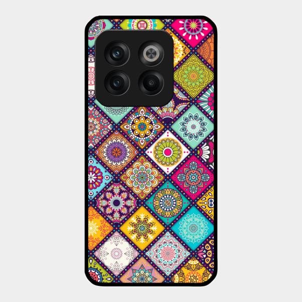 Mandala Glass Case Cover V2 For Oneplus 10T 5G