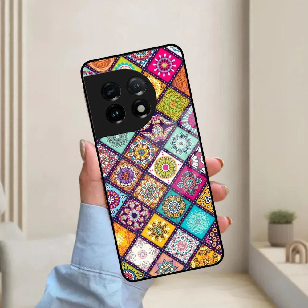 Mandala Glass Case Cover V2 For Oneplus - ShopOnCliQ
