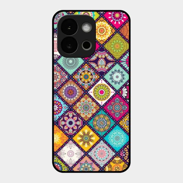 Mandala Glass Case Cover V2 For Oneplus 13S 5G