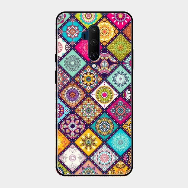 Mandala Glass Case Cover V2 For Oneplus 7T Pro