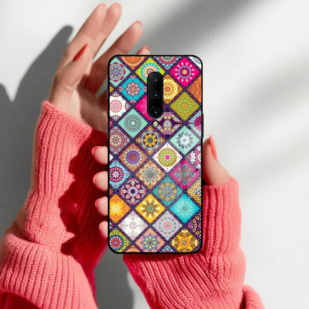 Mandala Glass Case Cover V2 For Oneplus - ShopOnCliQ