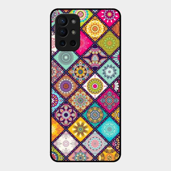 Mandala Glass Case Cover V2 For Oneplus 9R 5G