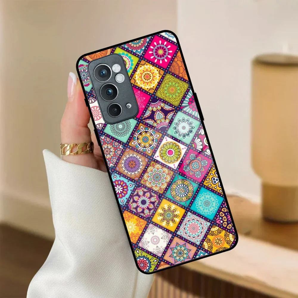 Mandala Glass Case Cover V2 For Oneplus - ShopOnCliQ