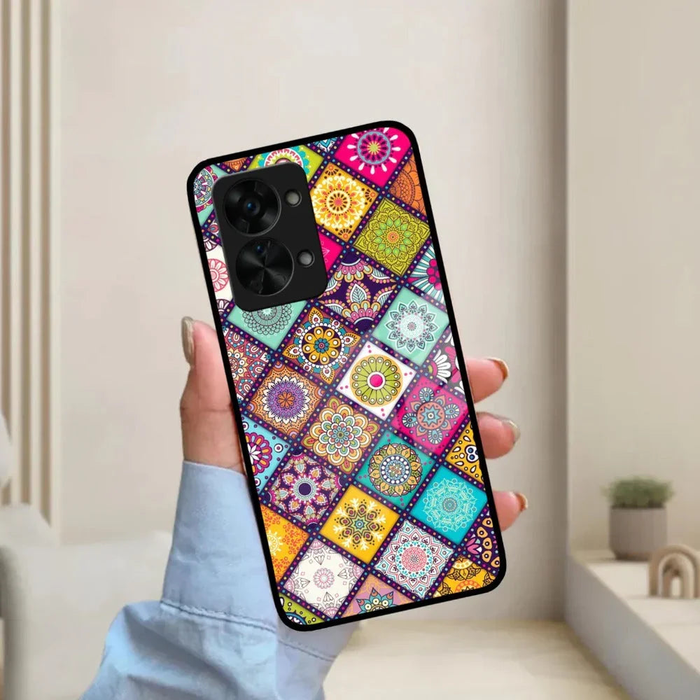 Mandala Glass Case Cover V2 For Oneplus - ShopOnCliQ